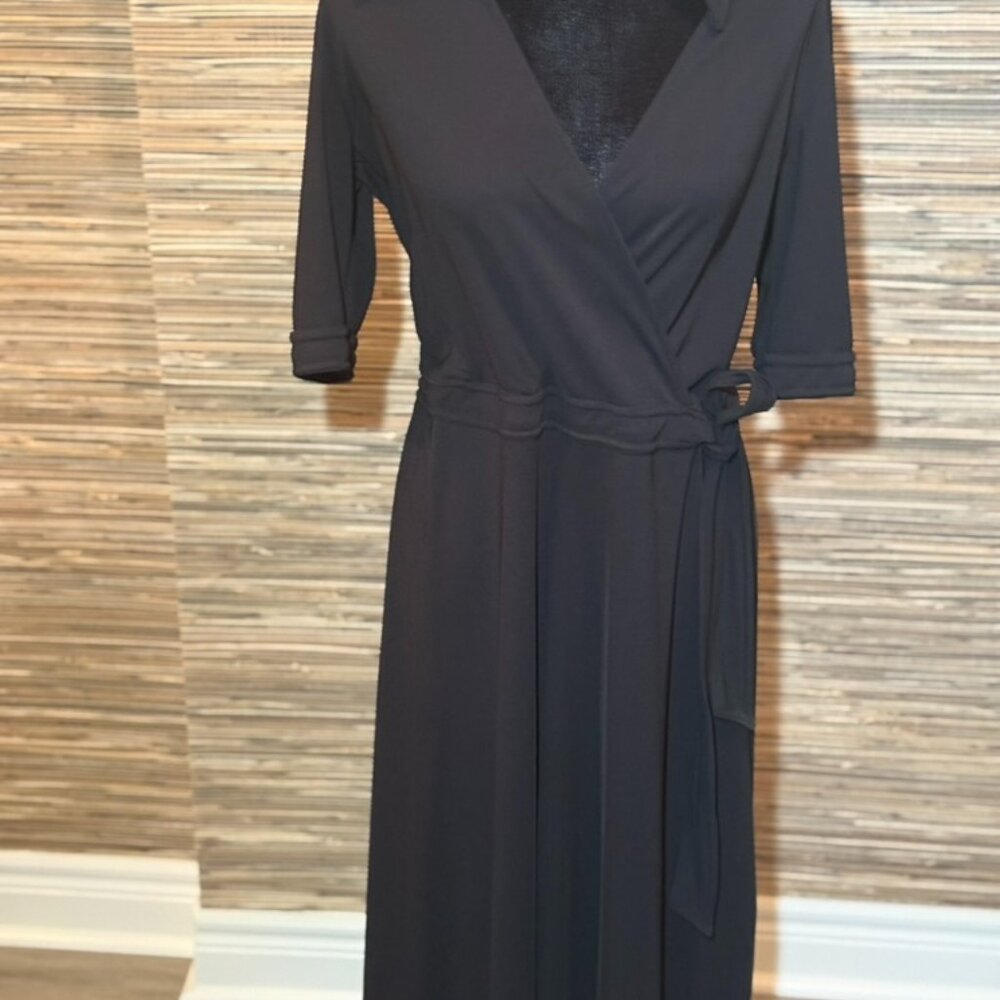 Black Wrap H and M Dress